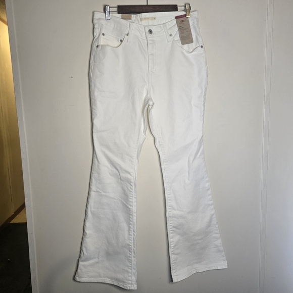Levi's Denim - Levi's 726 Flare Jeans White Denim High Rise Size 31 X 32